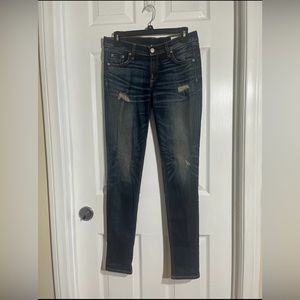 Rag & Bone  Distressed Skinny Jeans  Size 25